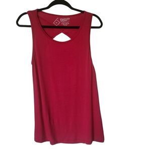 BSP Better Sports Performance Womens Activewear Tank Open Back Scoop Neck XL
